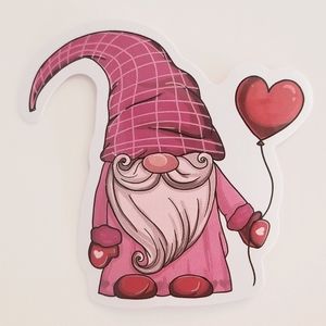 10/$10 Gnome Holding Balloon Sticker